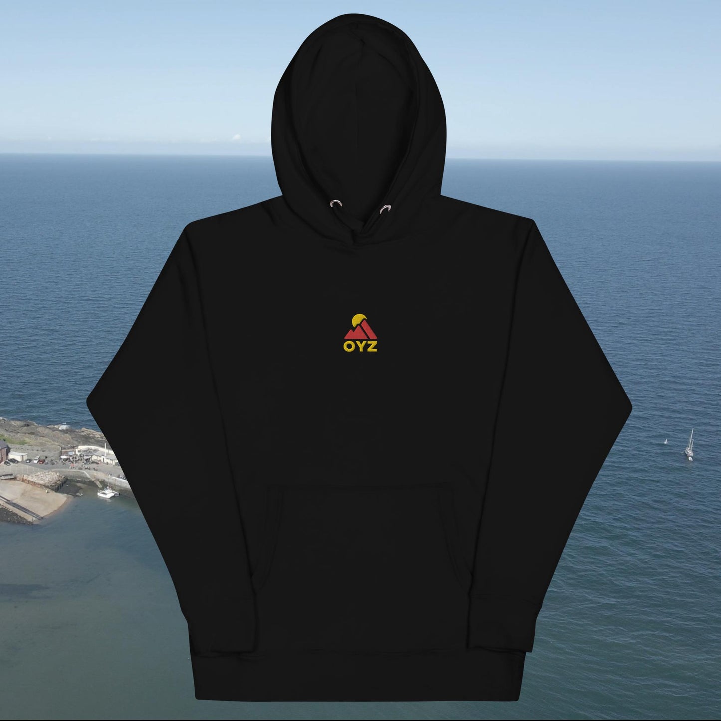 Isle of Man OYZ Embroidered Hoodie B/Y/R