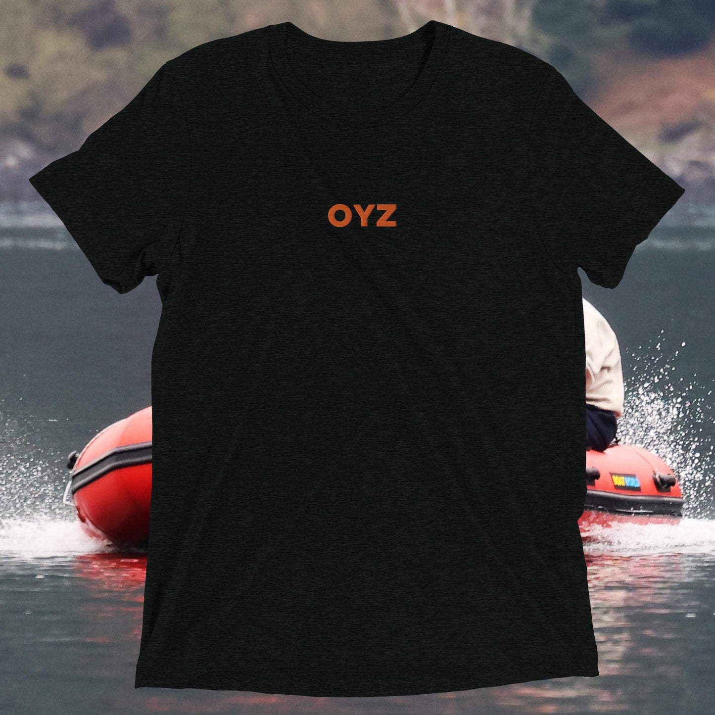 BLACK/ORANGE OYZ T-SHIRT